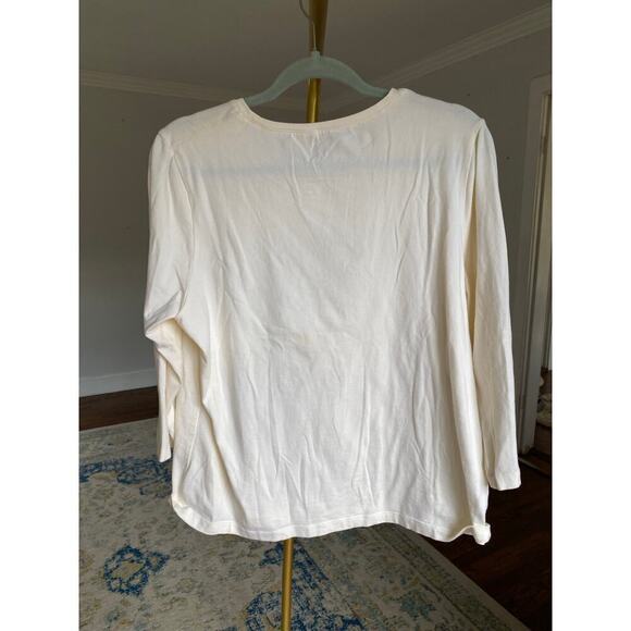 Kim Rogers Petite Relaxed Fit Everyday Top Versatile Capsule Sustainable Luxe - Picture 2 of 3